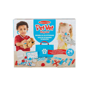 lot 19993 image: Melissa & Doug Examine and Treat Pet Vet Play Set (24 pcs)
