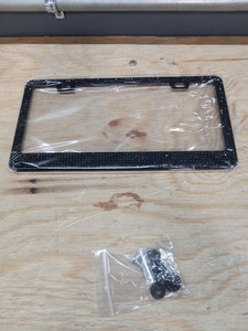 lot 19994 image: Bling License Plate ( Black )