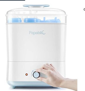 lot 26985 image: Papablic Baby Bottle Electric Steam Sterilizer and Dryer
