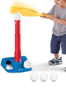 lot 27029 image: Little Tikes T-ball Set, Red, 5 Ball