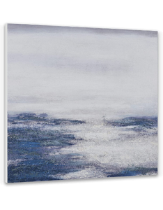 lot 27033 image: TRAIN2 Art My Ocean Hand Painted Abstract Oil Painting, small