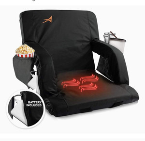 lot 27140 image: Flame Heated Stadium Bleacher Seat