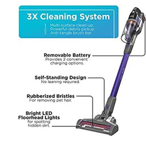 lot 27141 image: Black and Decker power series stick vacuum