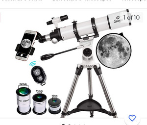 lot 27148 image: Gskyer Telescope Telescopes for Adults 600x90mm AZ Astronomical Refractor
