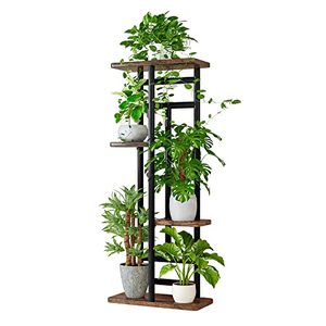 lot 27166 image: Yizaijia Planter Display 4 Tier 5 Potted Stand