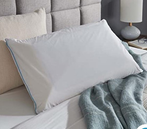 lot 27179 image: Tempur-Pedic TEMPUR-Cloud Breeze Dual Cooling Pillow,Queen,White