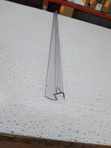 lot 27242 image: Eatelle Fireless Ultra Clear Shower Door Bottom Seal,36in.