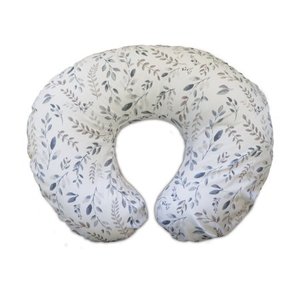 lot 27246 image: Boppy Nursing Pillow and Positioner,Gray, Taupe Leaves