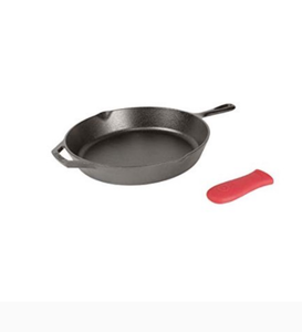 lot 27268 image: Lodge Pre-Seasoned Cast Iron Skillet, 12in