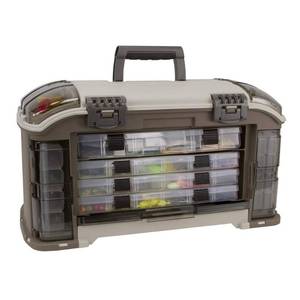 lot 27289 image: Plano Guide Series Angled StowAway Rack Fishing Tackle Box Storage Container
