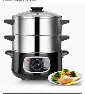 lot 27351 image: Secura 2 Stainless Steel Food Steamer