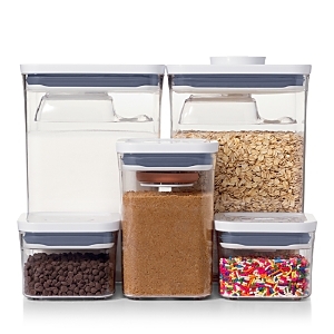lot 27356 image: Oxo Pop Baking Ingredients Storage Container Set