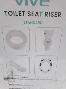 lot 27361 image: Vive toilet seat riser,Standard