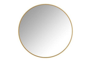 lot 27419 image: Home Decorators Collection Large Round Gold Classic Accent Mirror,30 in.