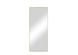 lot 27421 image: NEUTYPE Large Rectangle Gold Hooks Contemporary Mirror