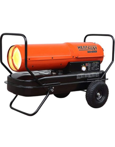 lot 27424 image: HeatFast,Forced Air KeroseneDiesel Space Heater,215,000 BTU,Orange