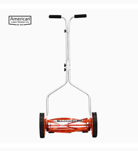 lot 27441 image: American Lawn Mower Company 14-Inch 4-Blade Push Reel Lawn Mower