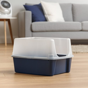 lot 58695 image: Plastic Standard Litter Box (Black)