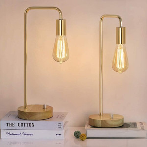 lot 59287 image: Cecelio 16.9 Gold Arched Table Lamp Set (Set of 2)