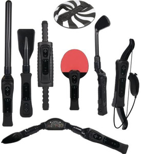 lot 59314 image: CTA Digital Wii Sports Resort 8-in-1 Sports Pack (Black