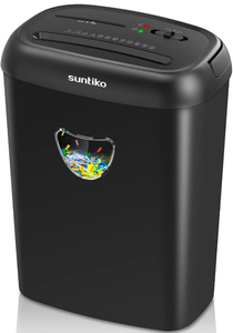 lot 59332 image: Paper Shredder12-Sheet High Security Level P-4 Cross-Cut Shredder ,Credit CardCDStapleClip, Paper Shredder for Home Office, Shredders for Home Office Heavy Duty ,6.6-Gallon Basket