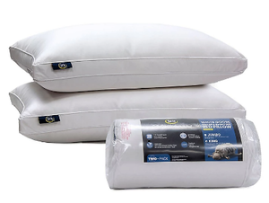 lot 59393 image: Serta� 2-pack White Goose Feather Side Sleeper Pillows