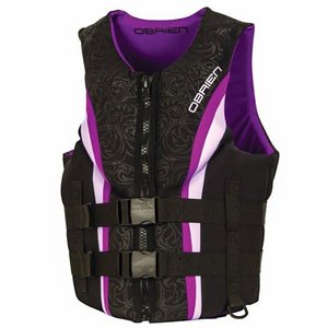 lot 59590 image: OBrien 2018 Womens Purple Neo Impulse Biolite Wakeboard Life Vest, Adult Large