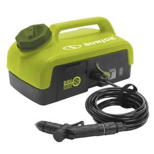 lot 59621 image: Sun Joe 24V-PSW25-CT Portable Spray Washer , 24-Volt , 2.0-Ah , (Core Tool - No Battery  Charger)