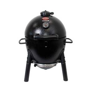 lot 59623 image: Char-Griller AKORN Jr. Kamado Charcoal Grill(small dent on bottom of top lid)