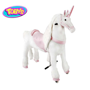 lot 59630 image: For Children animal ride pony ride on toy unicorn