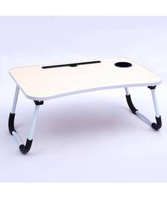 lot 59651 image: ZGNB Laptop Bed Tray Table, Multifunction Foldable Lap Desk Stand with Slot and Cup Holder, Bed Tray Laptop Desk for Eating Breakfast, Reading, Working, Watching Movie on BedCouchSofa