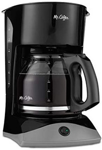 lot 60245 image: Mr. Coffee 12-Cup Coffee Maker, Black (not exact stock photo)