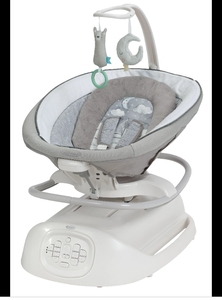 lot 60460 image: Graco Baby Sense2Soothe Swing with Cry Detection Technology