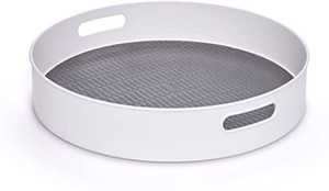 lot 60474 image: Copco Non-Skid Under-Sink Pantry Cabinet Kitchen Organizer, 18-Inch, WhiteGray 2
