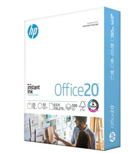lot 60781 image: HP Printer Paper Home Office Copy Print Letter Office20 500 Sheets 1 Ream 8.5x11