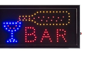 lot 60788 image: 19X10 Neon LED Sign with Animation BAR - Trademark Global
