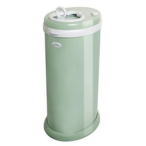 lot 60790 image: Ubbi Steel Odor Locking, No Special Bag Required, Money Saving, Modern Design, Registry Must-Have Diaper Pail, Sage