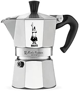 lot 1197 image: Bialetti Express Moka Pot, 6 -Cup, Aluminum Silver