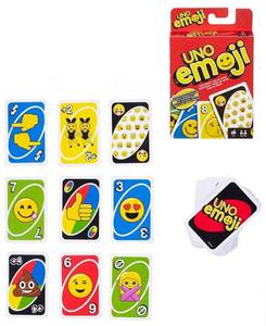 lot 1219 image: Mattel- Emoji Uno Card Game