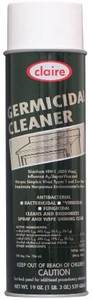 lot 8064 image: Claire Germicidal Cleaner 19 Oz Aerosol Bactericidal Virucidal Fungicidal