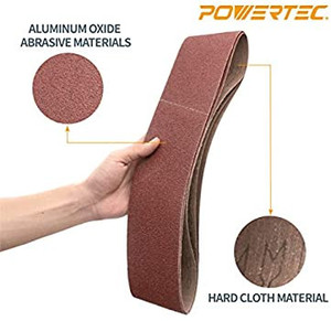 lot 8065 image: Mastercraft 3 X 24 Sanding Belts 40 Extra-coarse