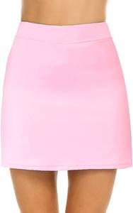 lot 8082 image: Womens Athletic Skorts Lightweight Golf Skirts Inner Shorts Pocket Tennis Running Workout Sports Skort  size M