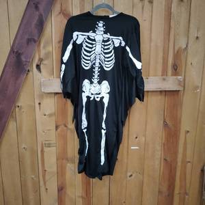 lot 8089 image: Adult Skeleton Costume Dress size L