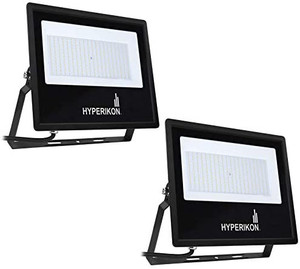lot 27532 image: Hyperikon 100W LED Flood Light5000K, 100-277v, ETL, DLC, 2 Pack