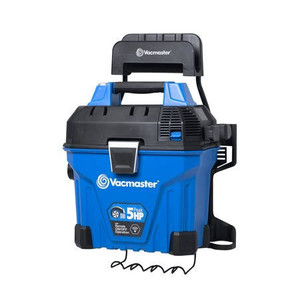lot 27533 image: Vacmaster 5 Gallon, Wall-Mount Wet  Dry Vacuum with Remote Control Operation,