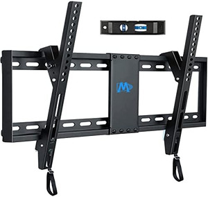 lot 27535 image: Mounting Dream UL Listed TV Mount for Most 42-70 Inch TV, Universal Tilt TV Wall Mount Fit 16, 18, 24 Stud with Loading 132 lbs & Max VESA 600x400mm, Low Profile Flat Wall Mount Bracket MD2163-LK