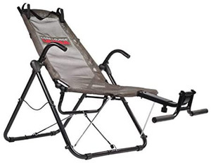 lot 27568 image: FitNation Core Lounge Ultra Workout Chair, Black