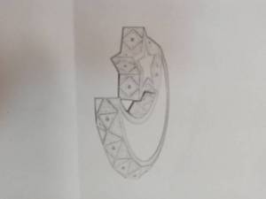 lot 27572 image: Star and crescent moon white metal lamp