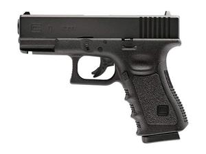 lot 27580 image: RWS 2255200 Glock 19 Gen3 CO2 Double CO2 .177 BB 16 rd Black Frame Metal Slide Slide