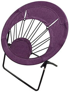 lot 27613 image: Impact Bungee Chair, Round Portable Folding Chair, Purple